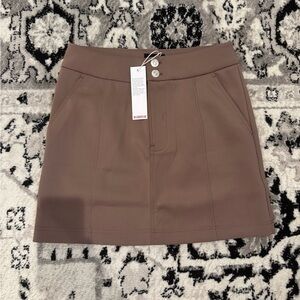 NWT Hudson brown Scuba skirt